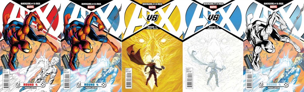 Avengers vs X-Men 4 Covers