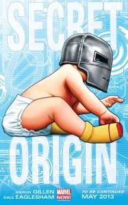 Iron Man Secret Origin teaser; Dale Eaglesham art