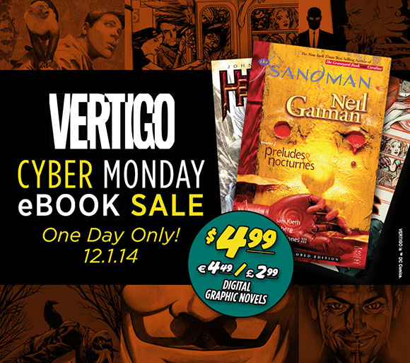 Vertigo Cyber Monday eBook Sale - One Day Only!