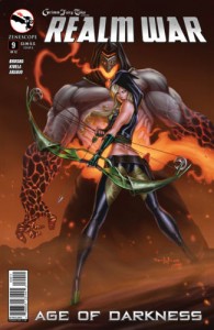 Grimm Fairy Tales presents: Realm War Age of Darkness #9; Pasquale Qualano/Victor Bartlett art
