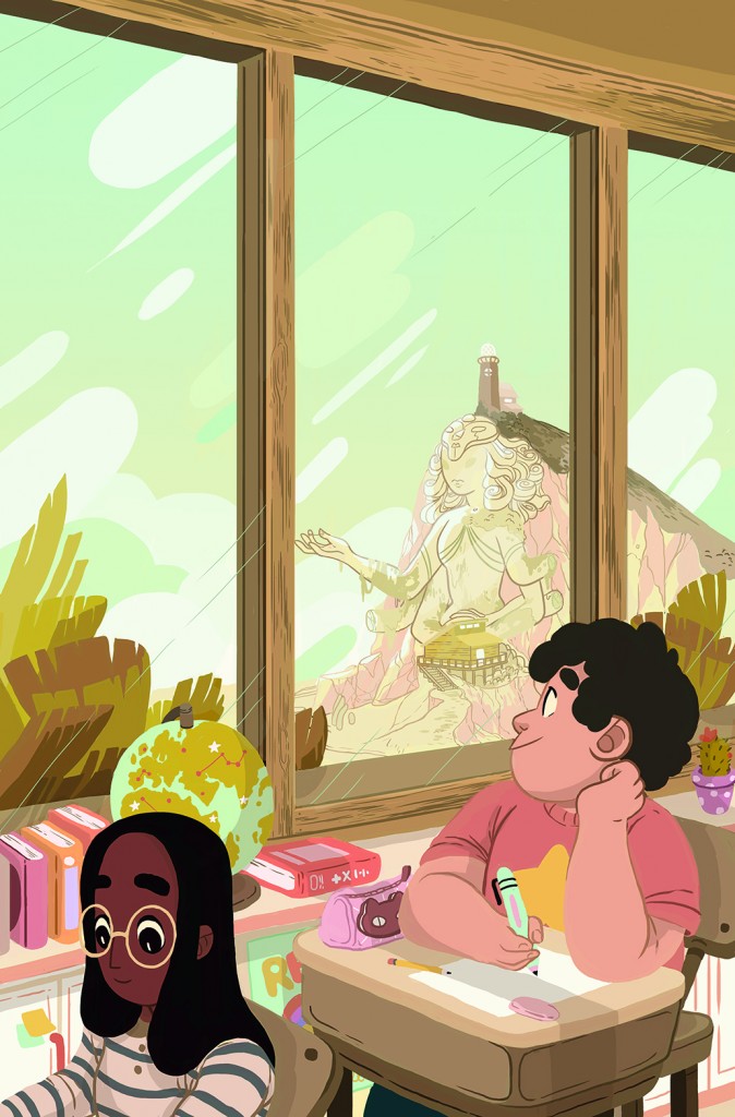 Steven Universe: Too Cool for School Original Graphic Novel Cover  by Rosemary Valero-O'Connell