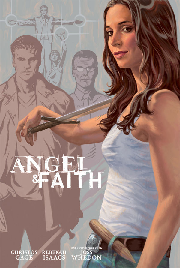 Angel & Faith Season 9 Library Edition Volume 3 HC Cover by Steve Morris