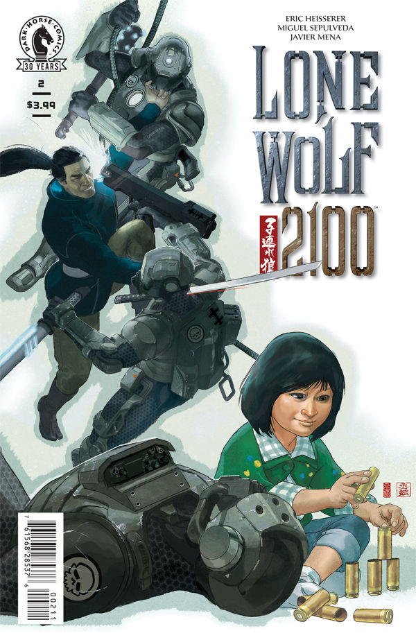 Lone Wolf 2100 #2 Cover by Brian Kalin O'Connell