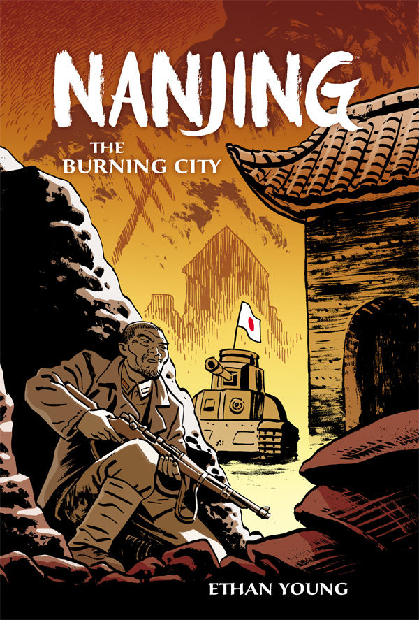 Nanjing: The Burning City HC Cover & Art by Ethan Young